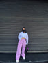 High Waist Straight Fit Wide Leg Jeans